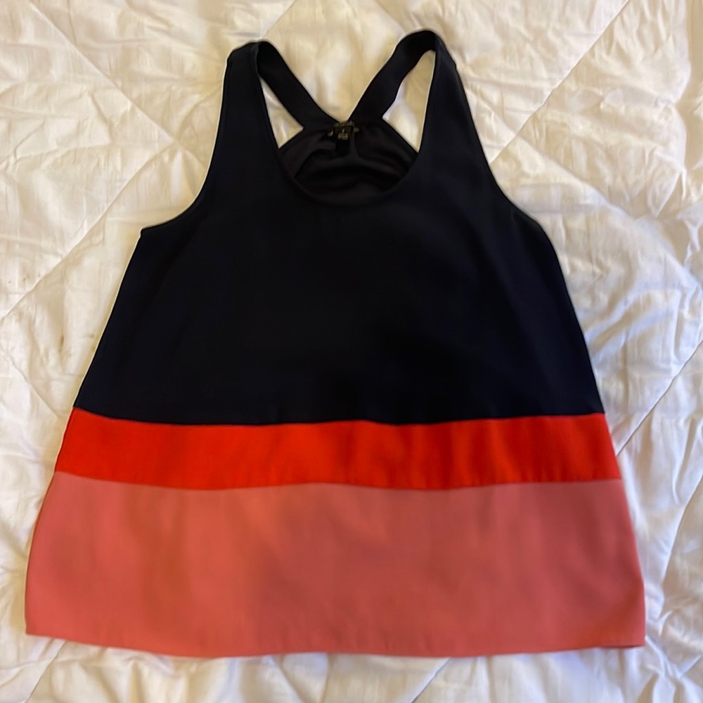 Ann Taylor color block swing tank. Size small